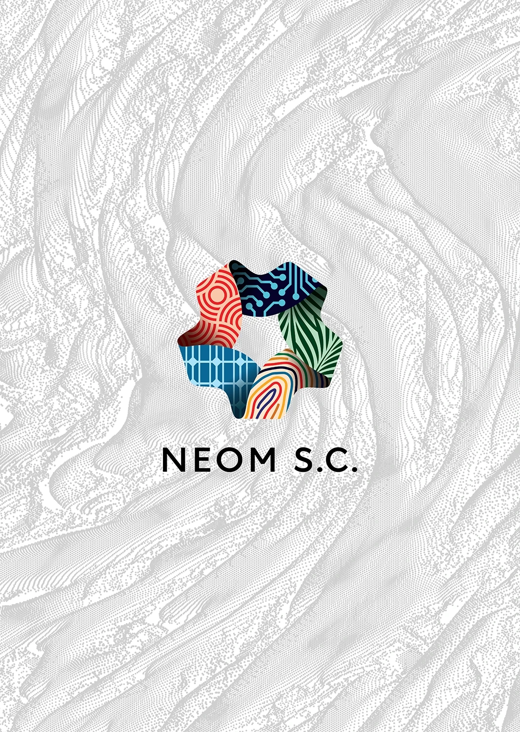 Batch.Works product catalogue book on a work top with a graphic printed image on the front