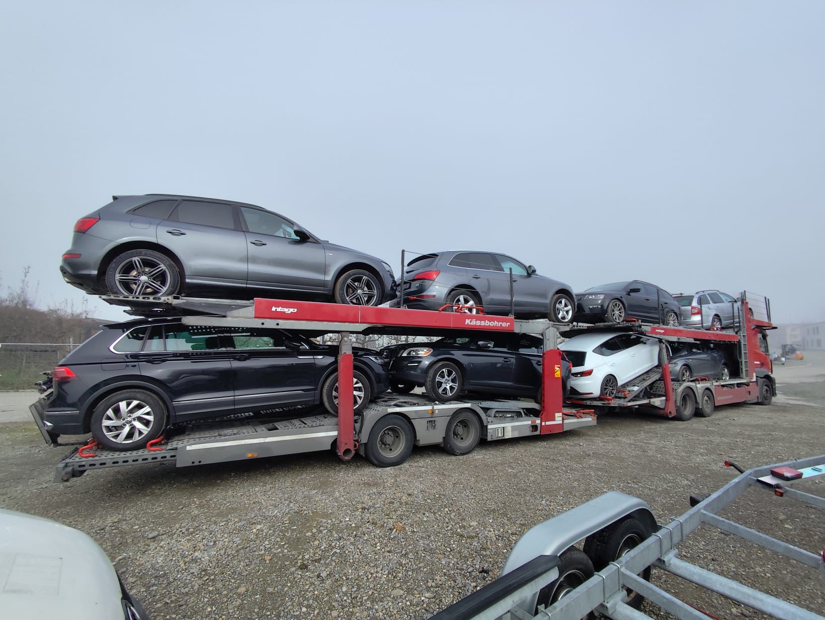 a blurry photo of a person standing in front of a wall