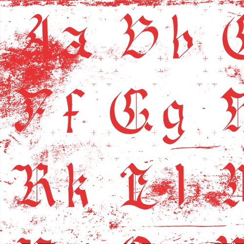308 blackletter red tintype