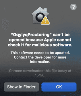 Mac OS app can't be opened — screenshot 4