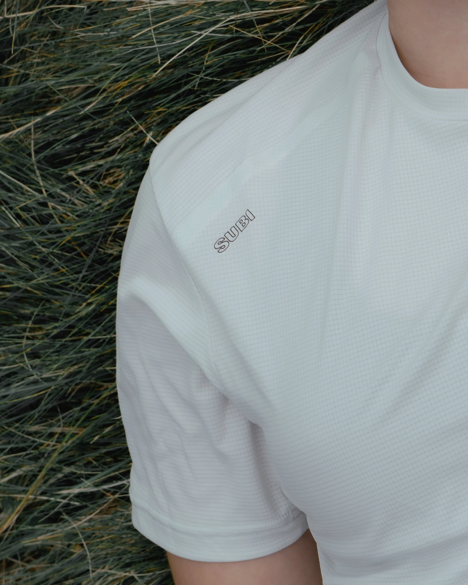 a close look on a logo.