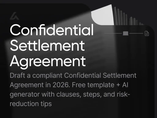 Confidential Settlement Agreement