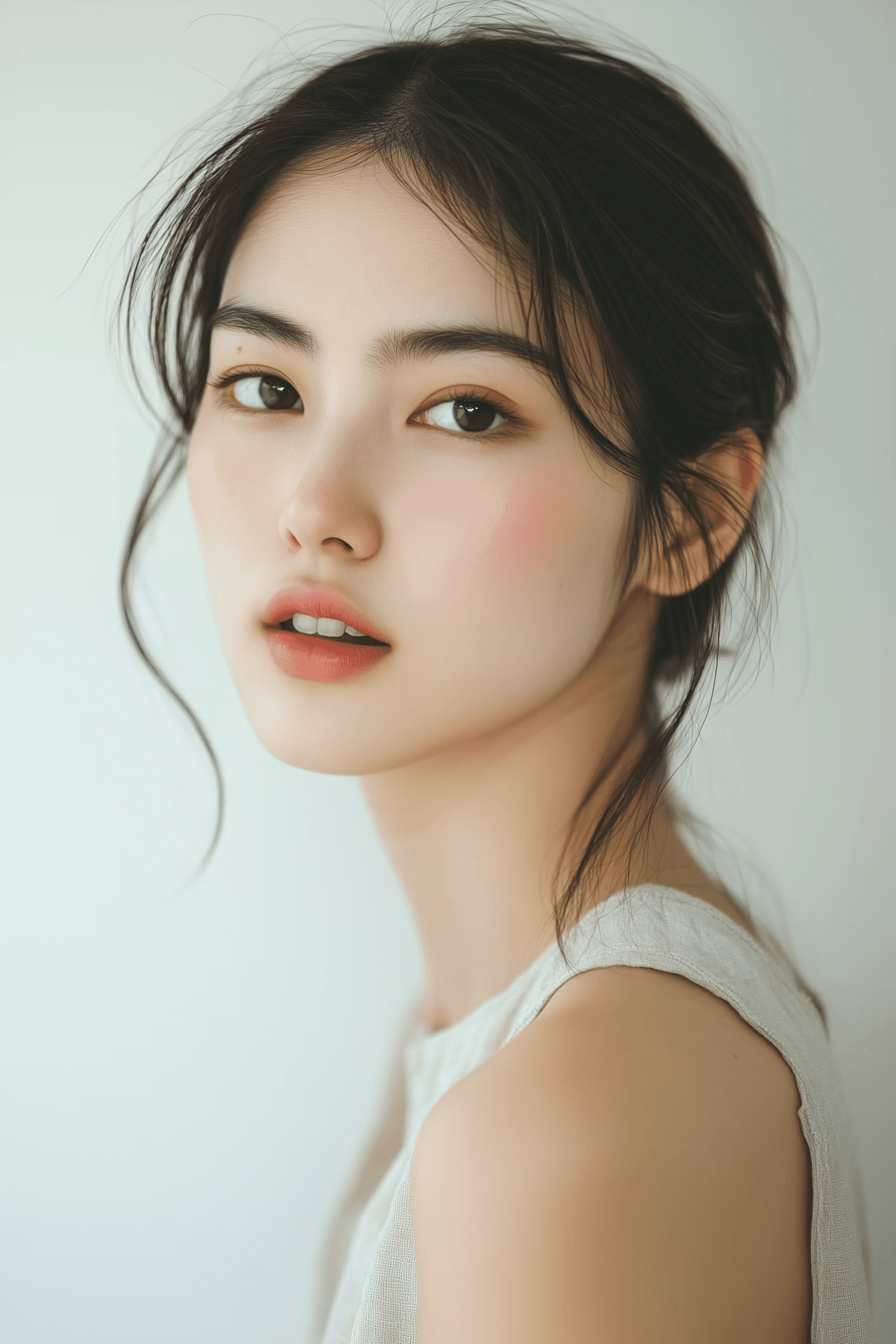 shallow focus photography of woman outdoor during day