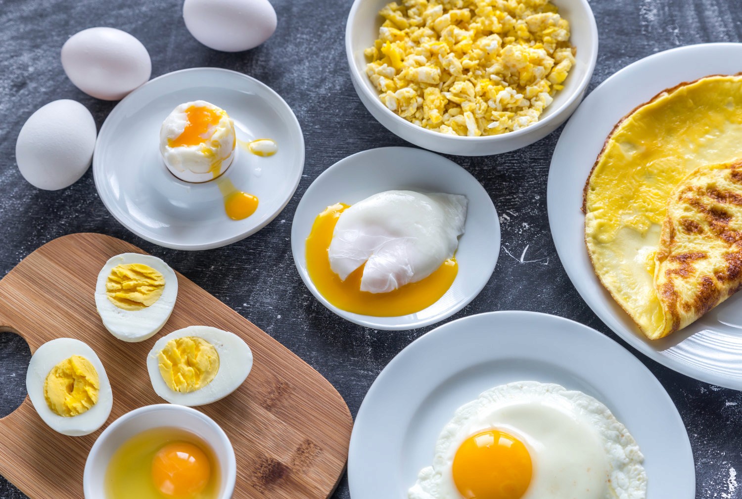 Various egg products