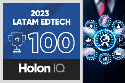 Saeko como parte de la lista anual de las startups EdTech más prometedoras de LATAM por HolonIQ 2023