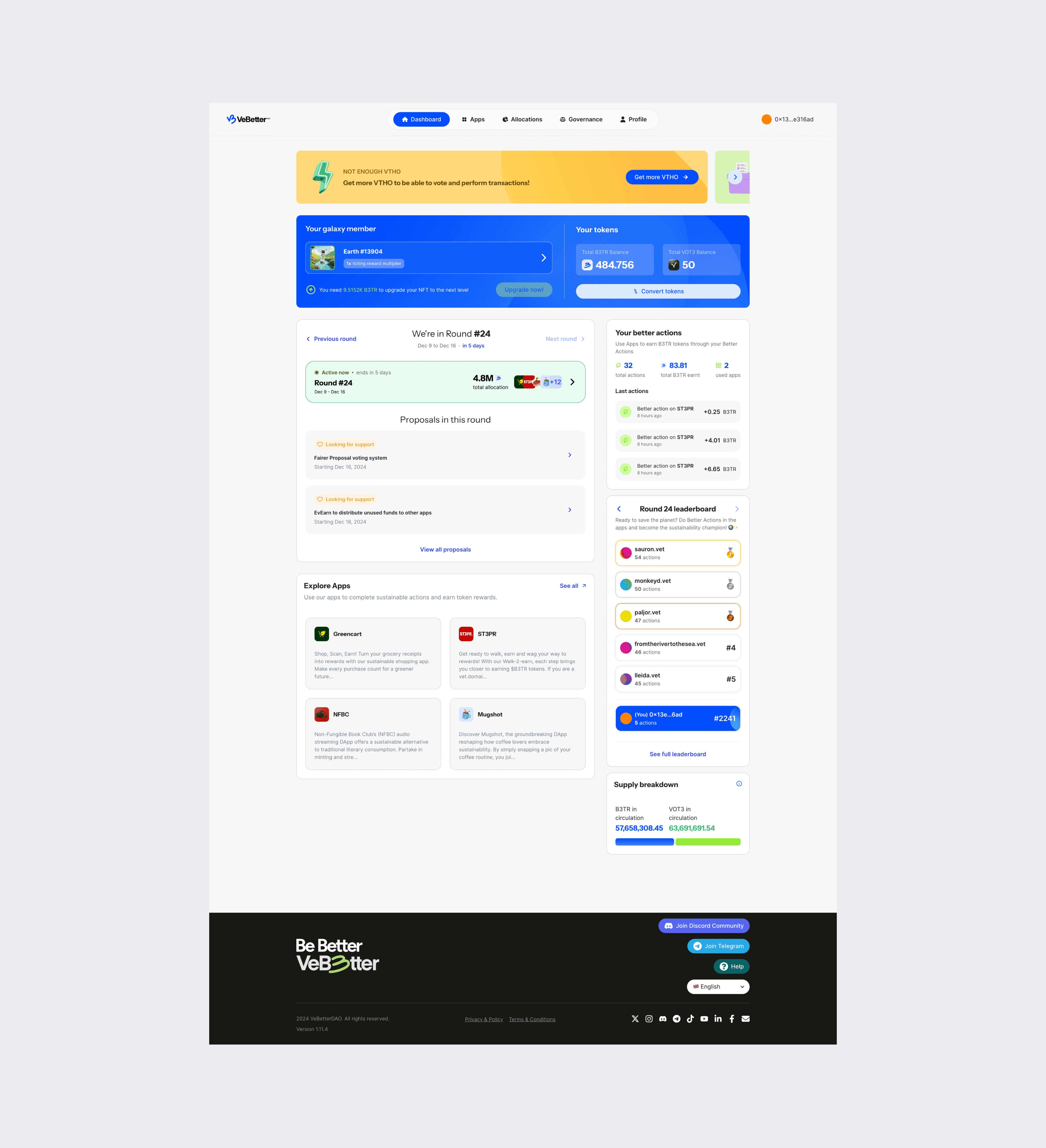 Governance Dashboard