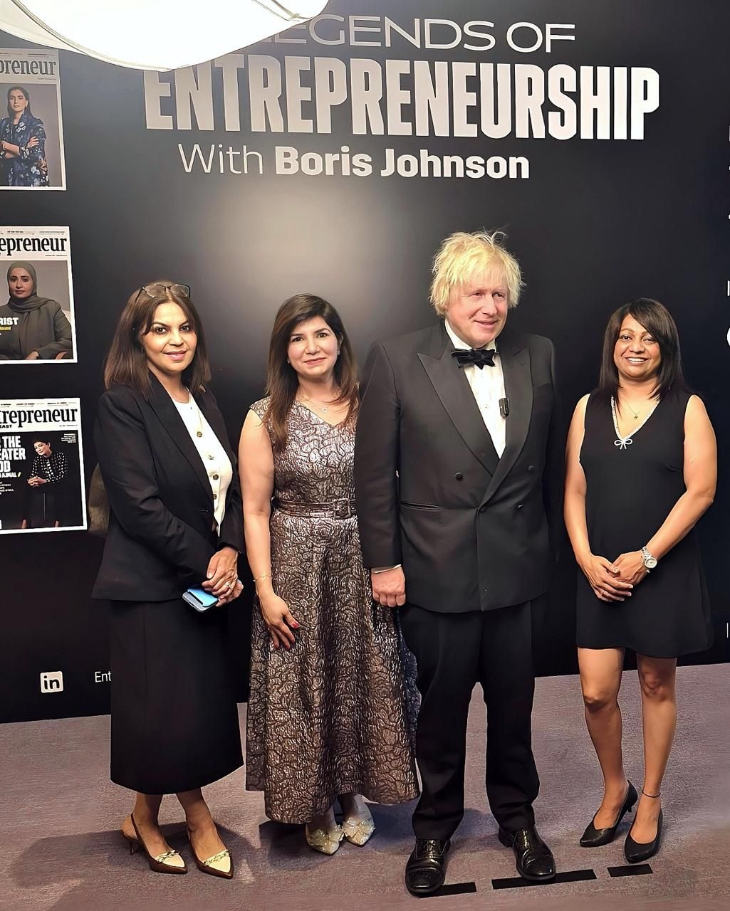 Tanu Chopra and guests at a Legends of Entrepreneurship event