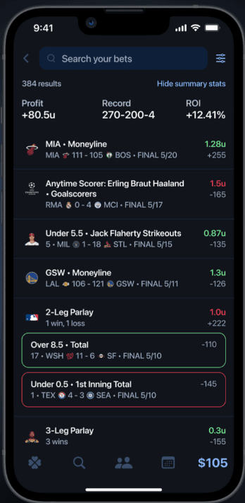 Pikkit sports betting tracker tracking bets