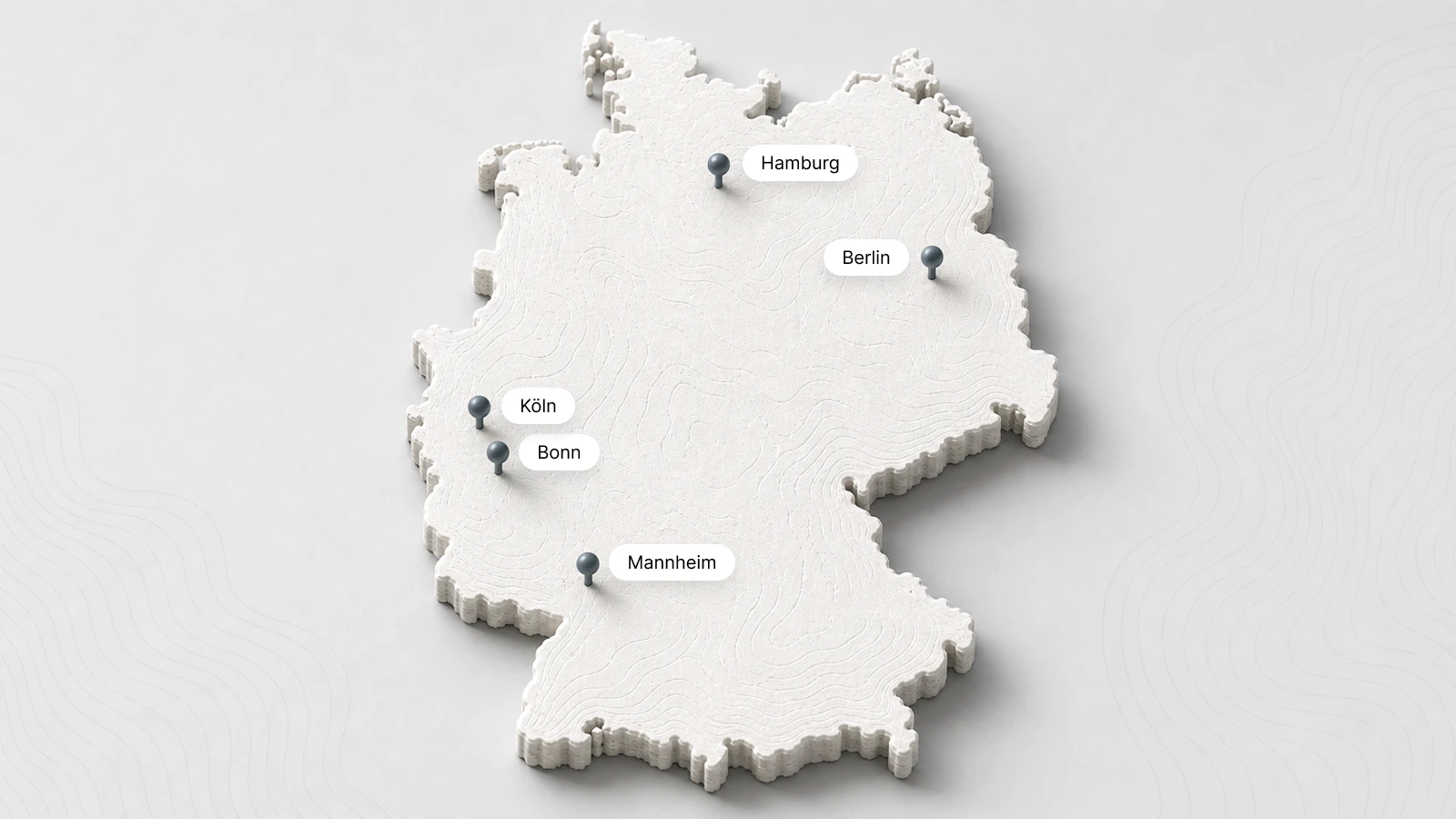 Bürostandorte von RMP Stephan Lenzen Landschaftsarchitekt:innen in Deutschland