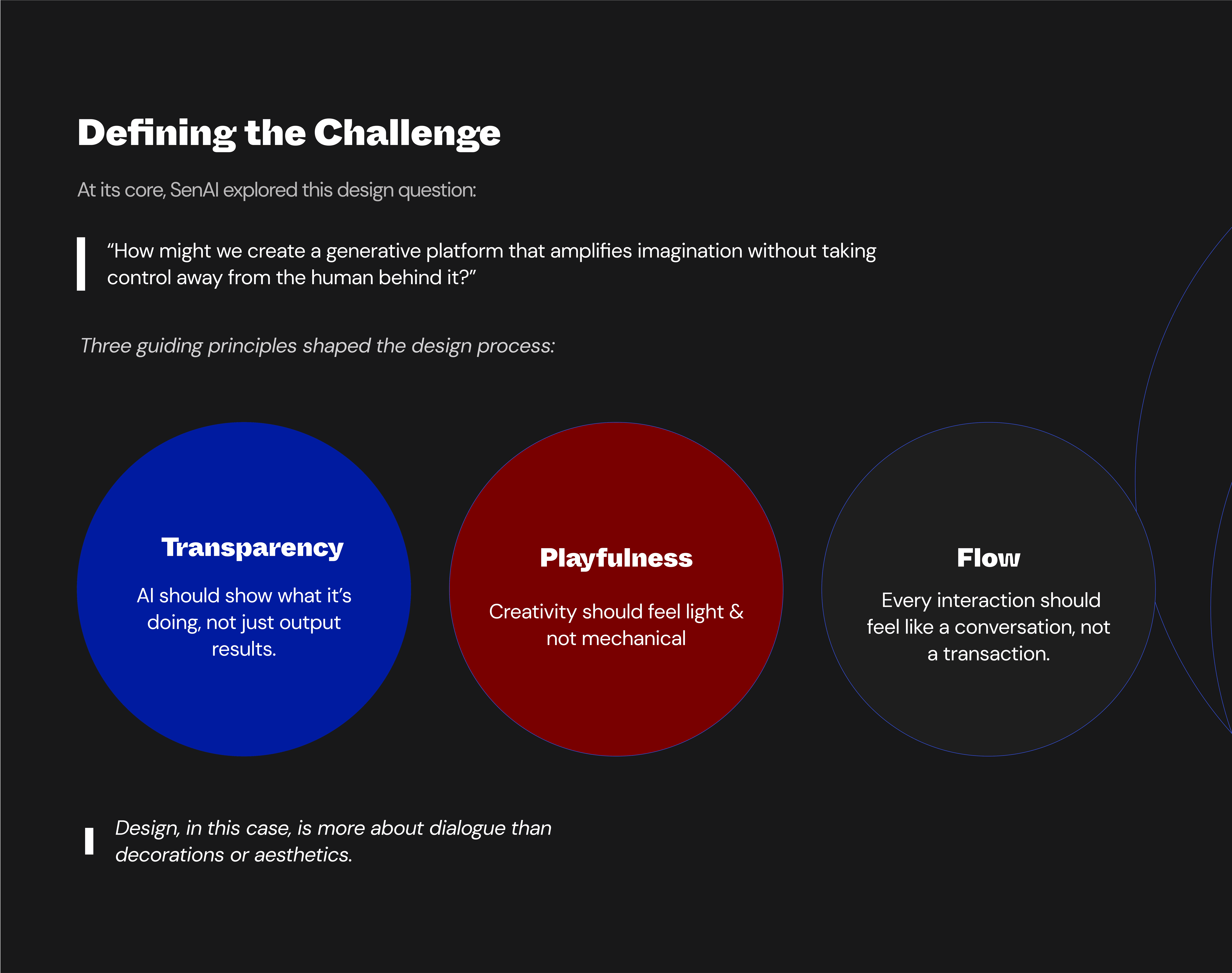 Defining the challenge