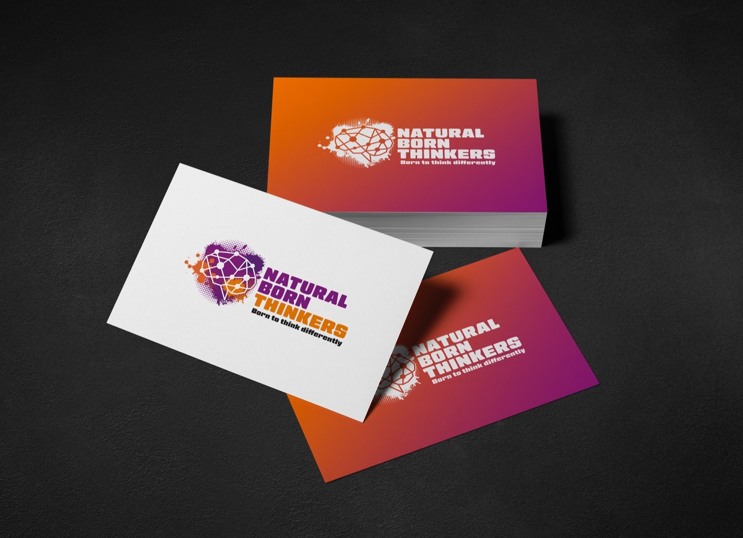 Natural Born Thinkers logo design