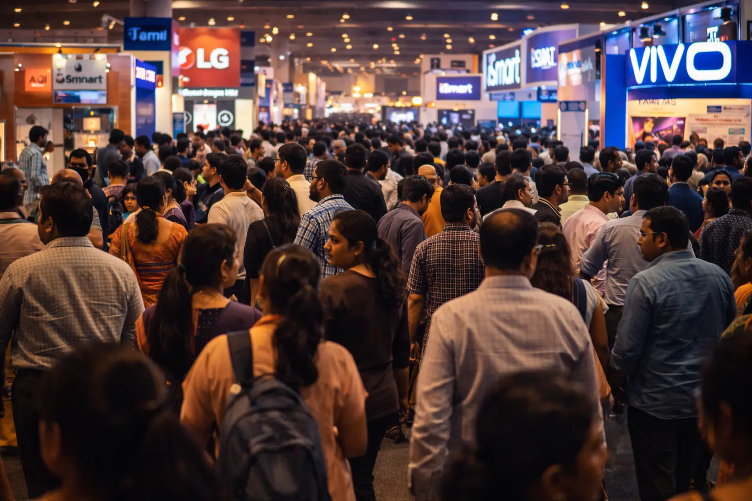 A beige, textured ceramic container with a flat, white lid sits against a warm brown background, creating a minimalist and calming atmosphere