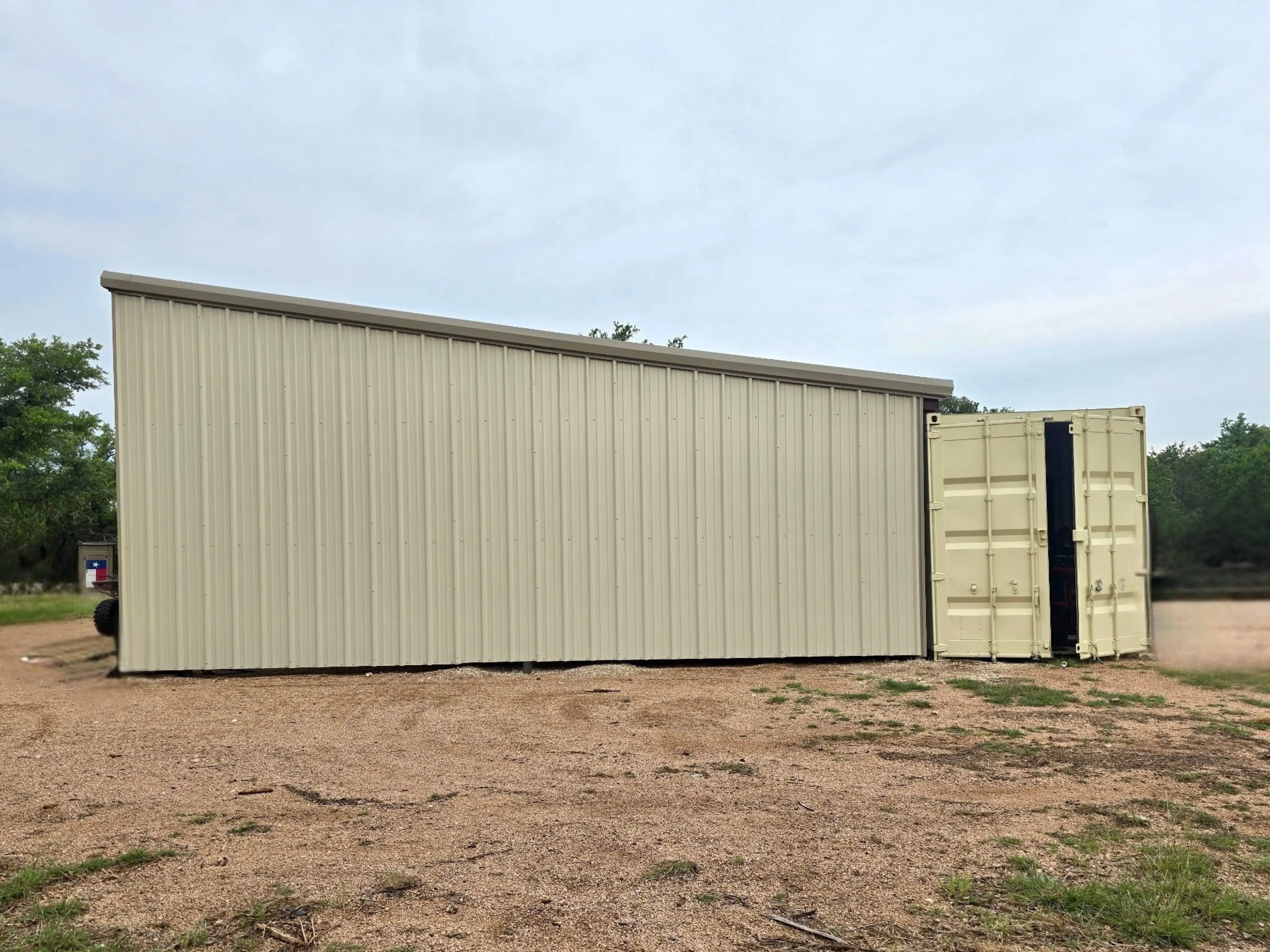 Custom Shipping Container Addition by Perks Metal Works