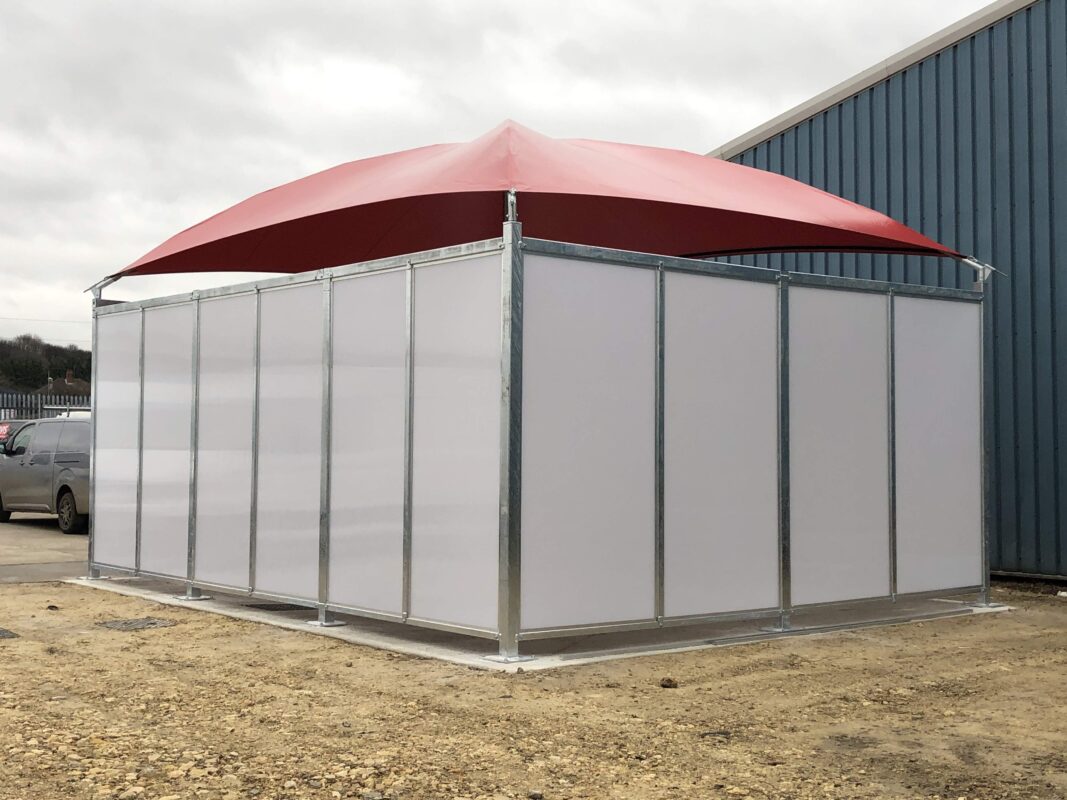 Paneling and Enclosed Structure Canopy