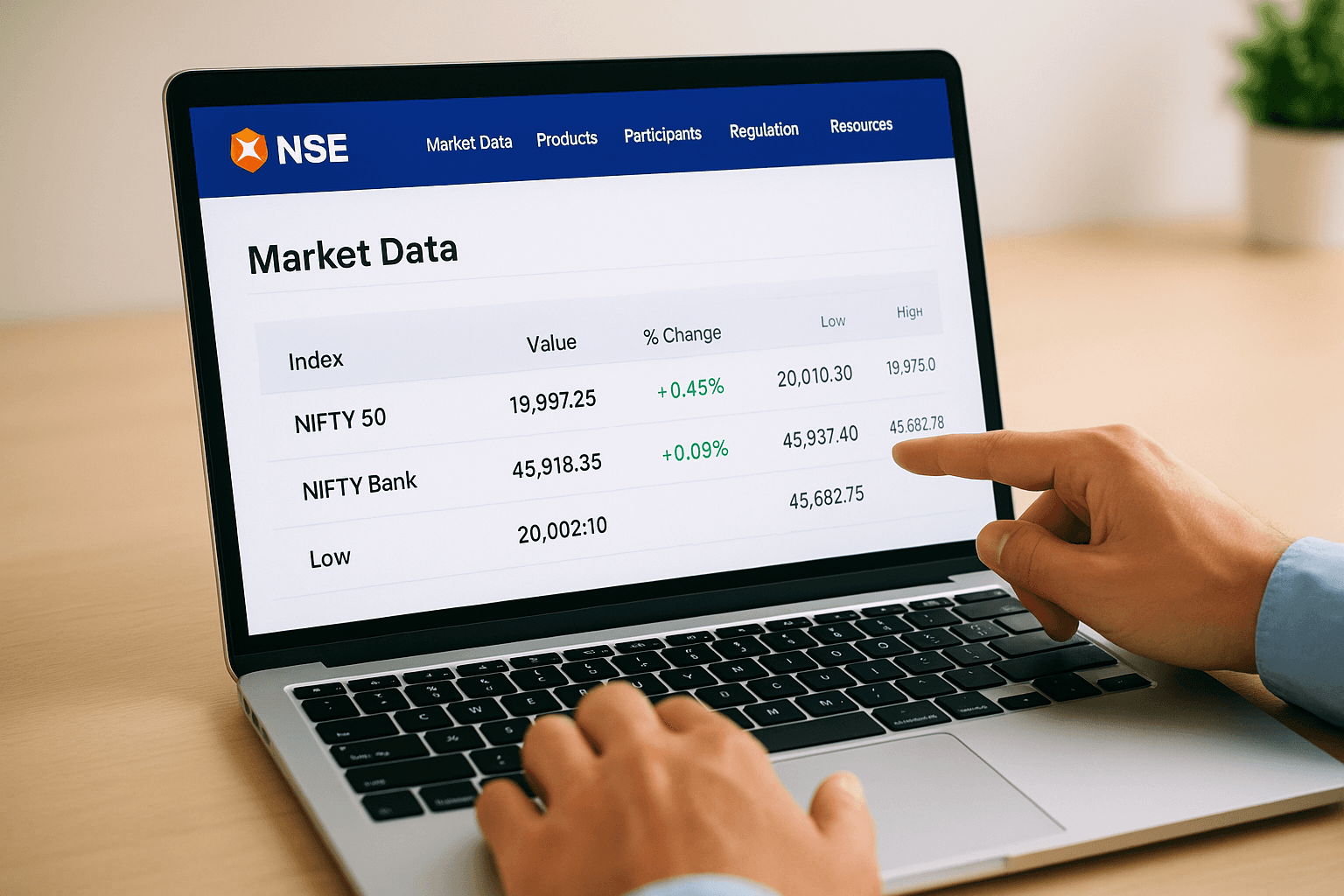 How to navigate the NSE India official website