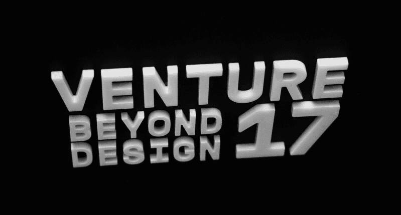 venture beyond design 17 typographic title