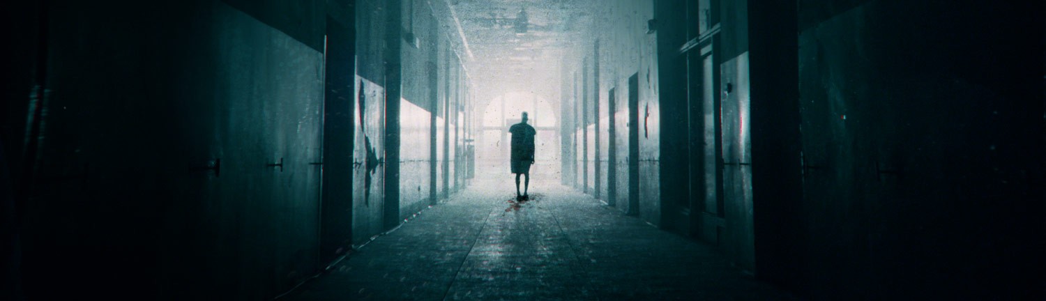 A dark, ominous corridor from American Horror Stories, capturing the eerie and unsettling atmosphere of the series.