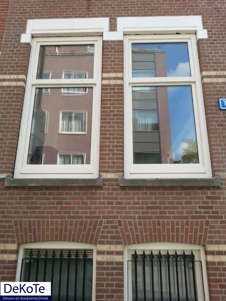 Kunststof kozijnen met een schuifraam effect