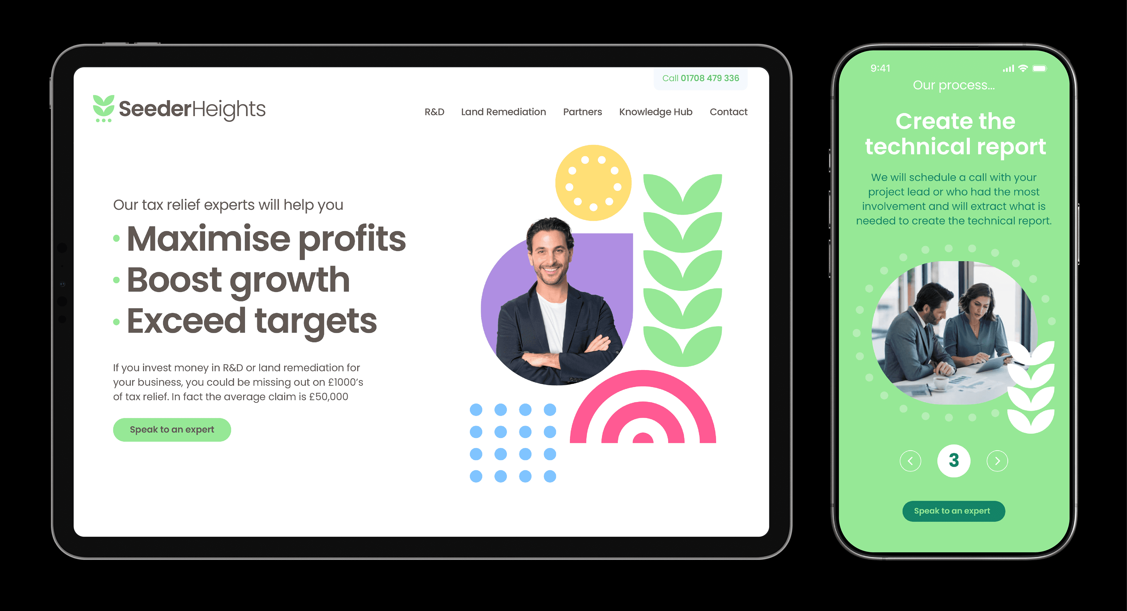 Seeder Heights Website