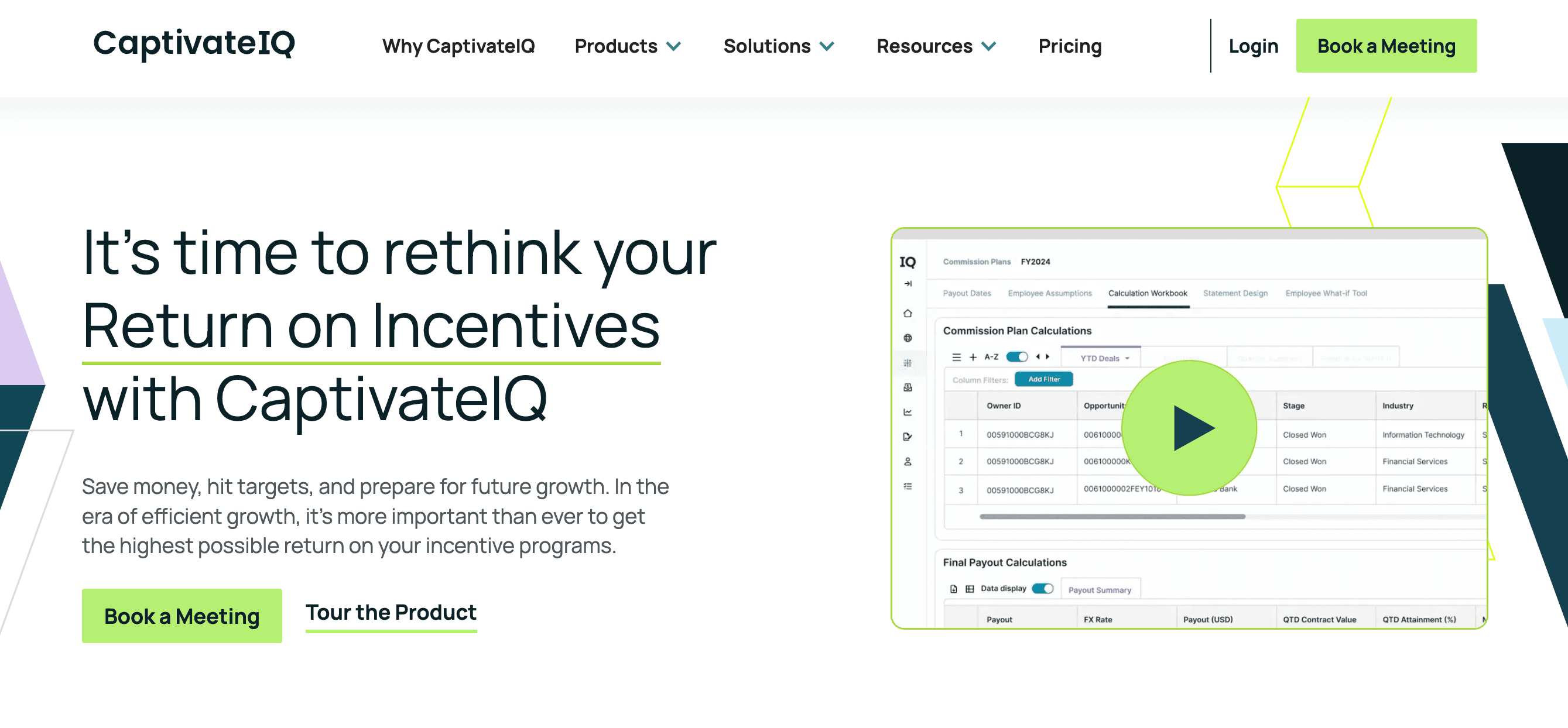 CaptivateIQ pricing & key features