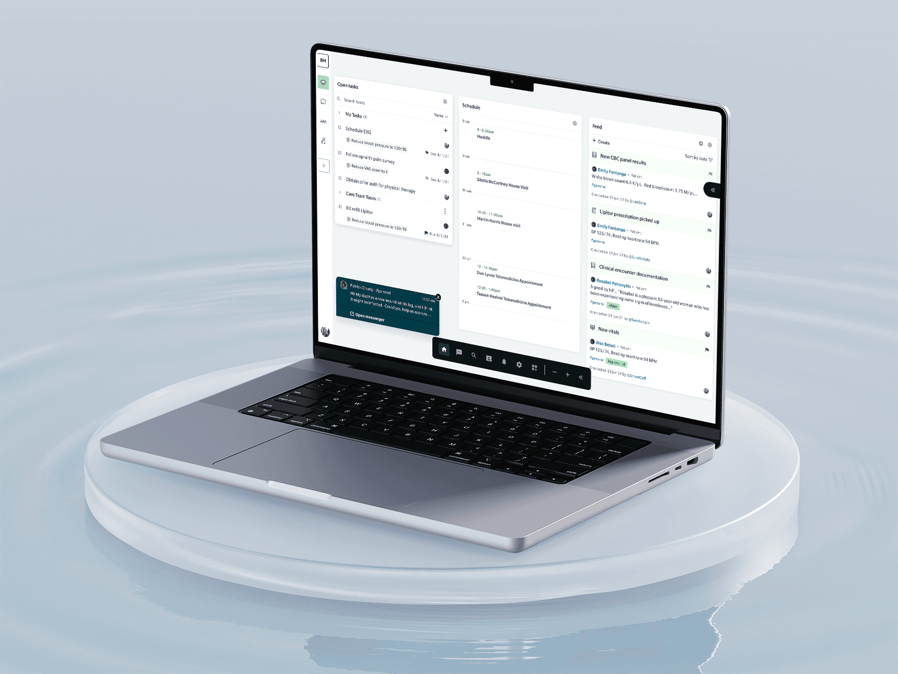3 mobile screens for a job portanl app