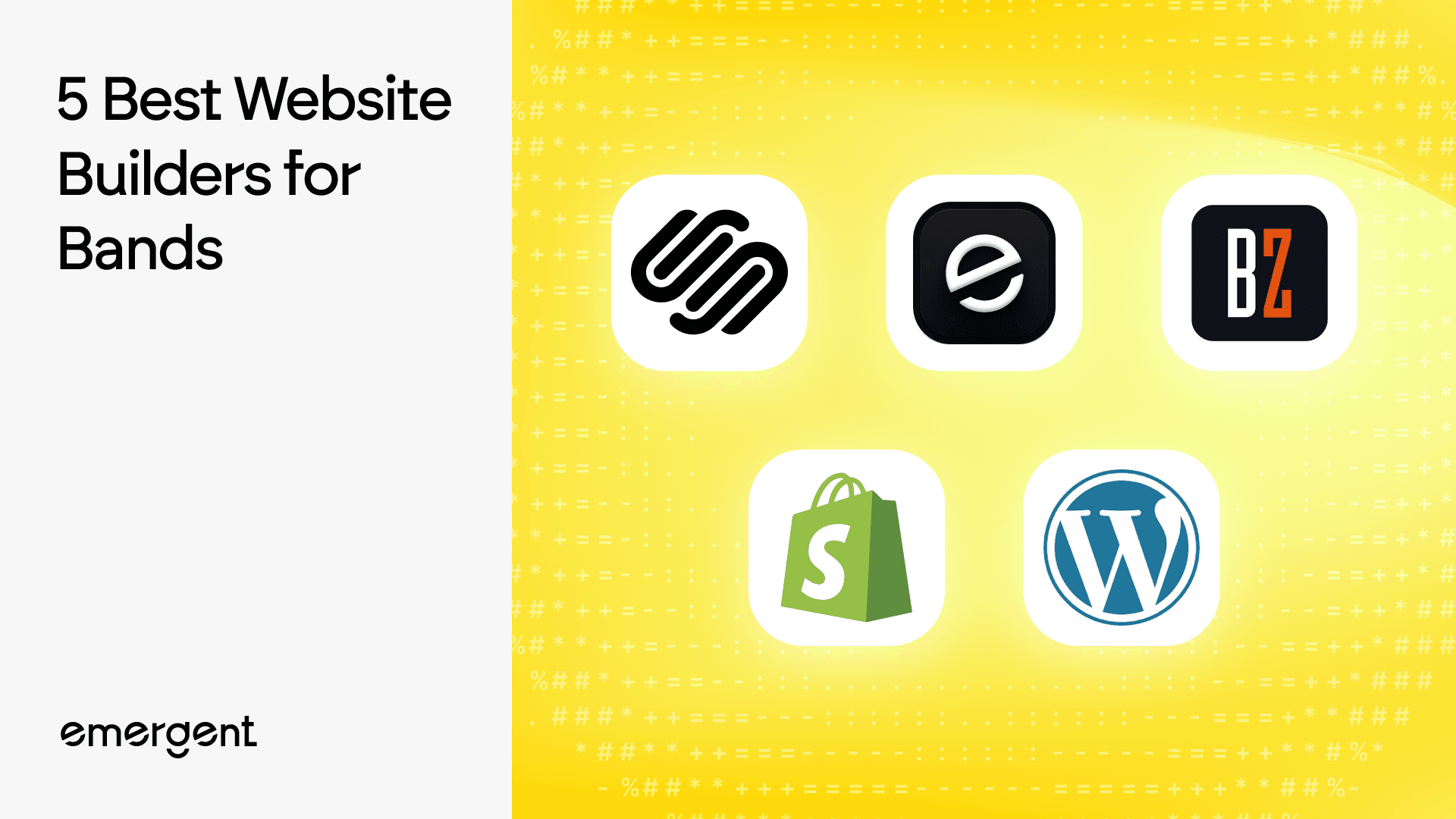 5 Best Website Builders for Bands