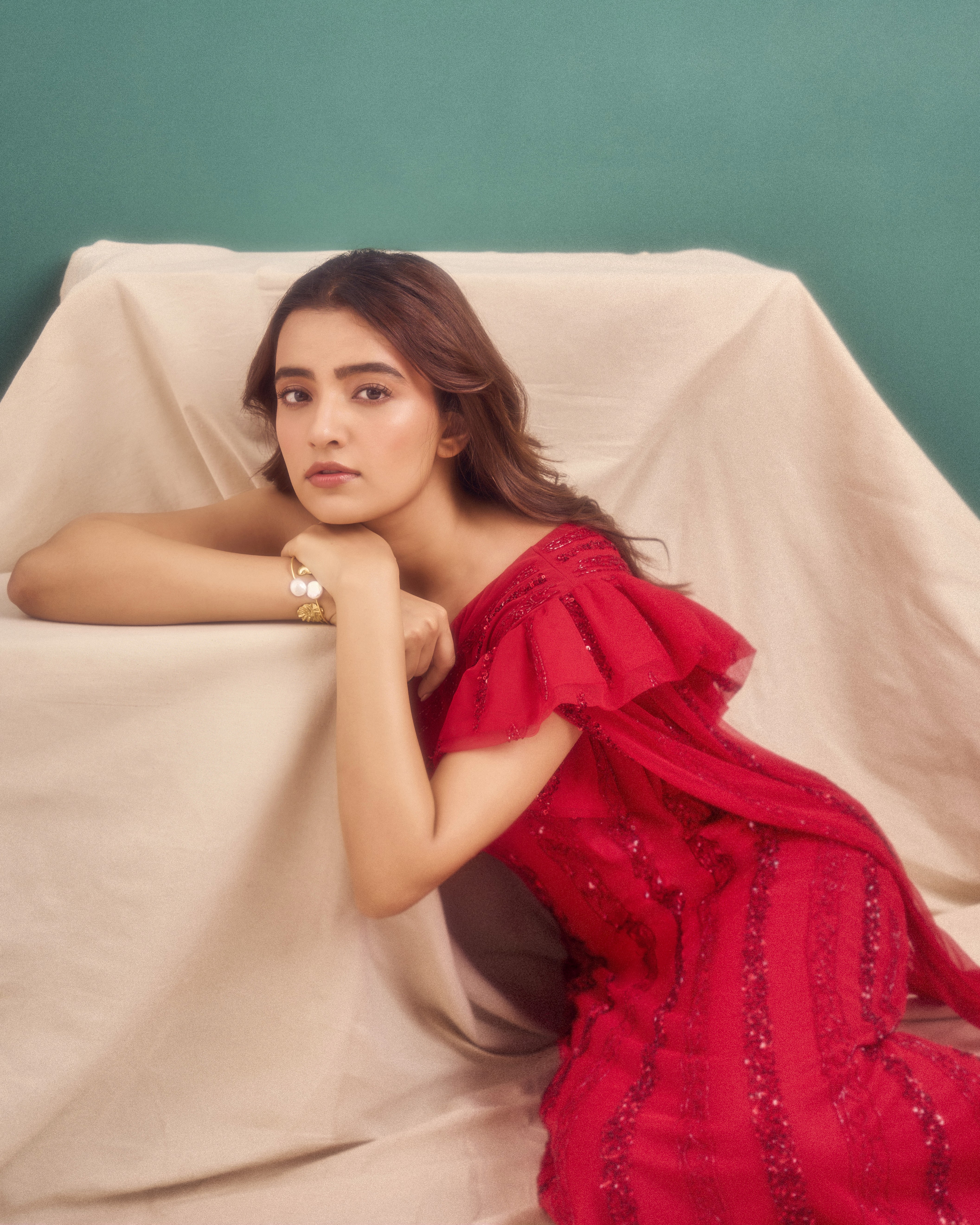 Friends laughing and posing inside a car