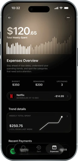 Charter App Expenses UI