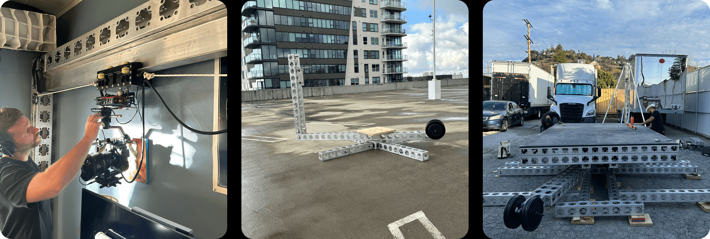 Modulus-X truss camera rigging use cases