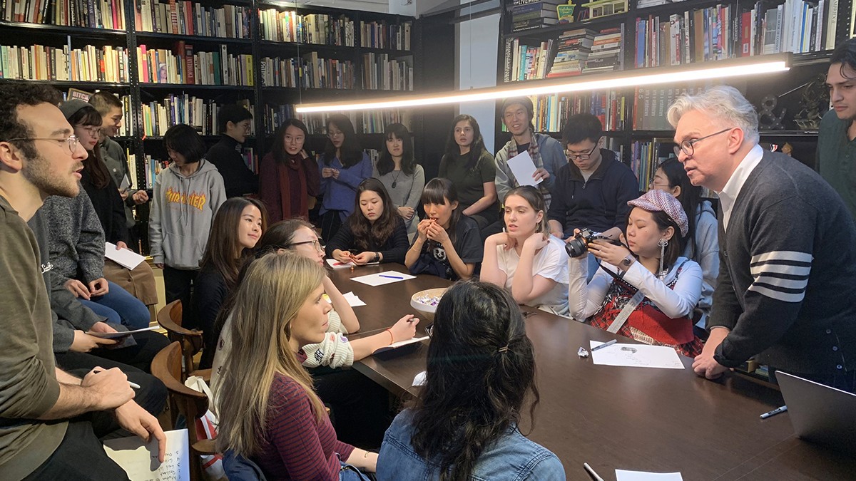 MFA Design students visit Brian Collin