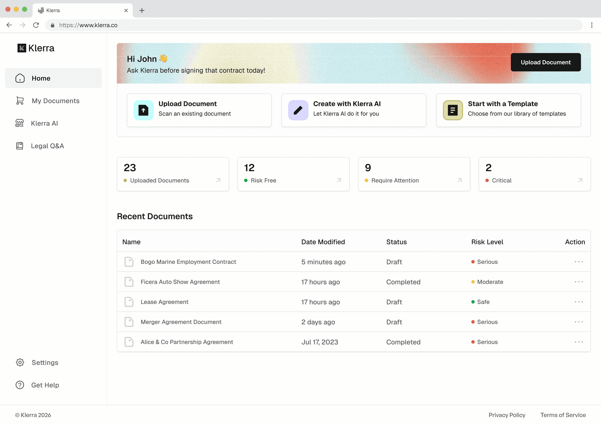 App Dashboard