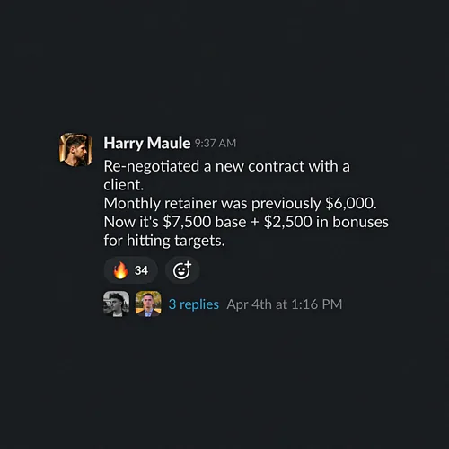 Harry Maule result screenshot