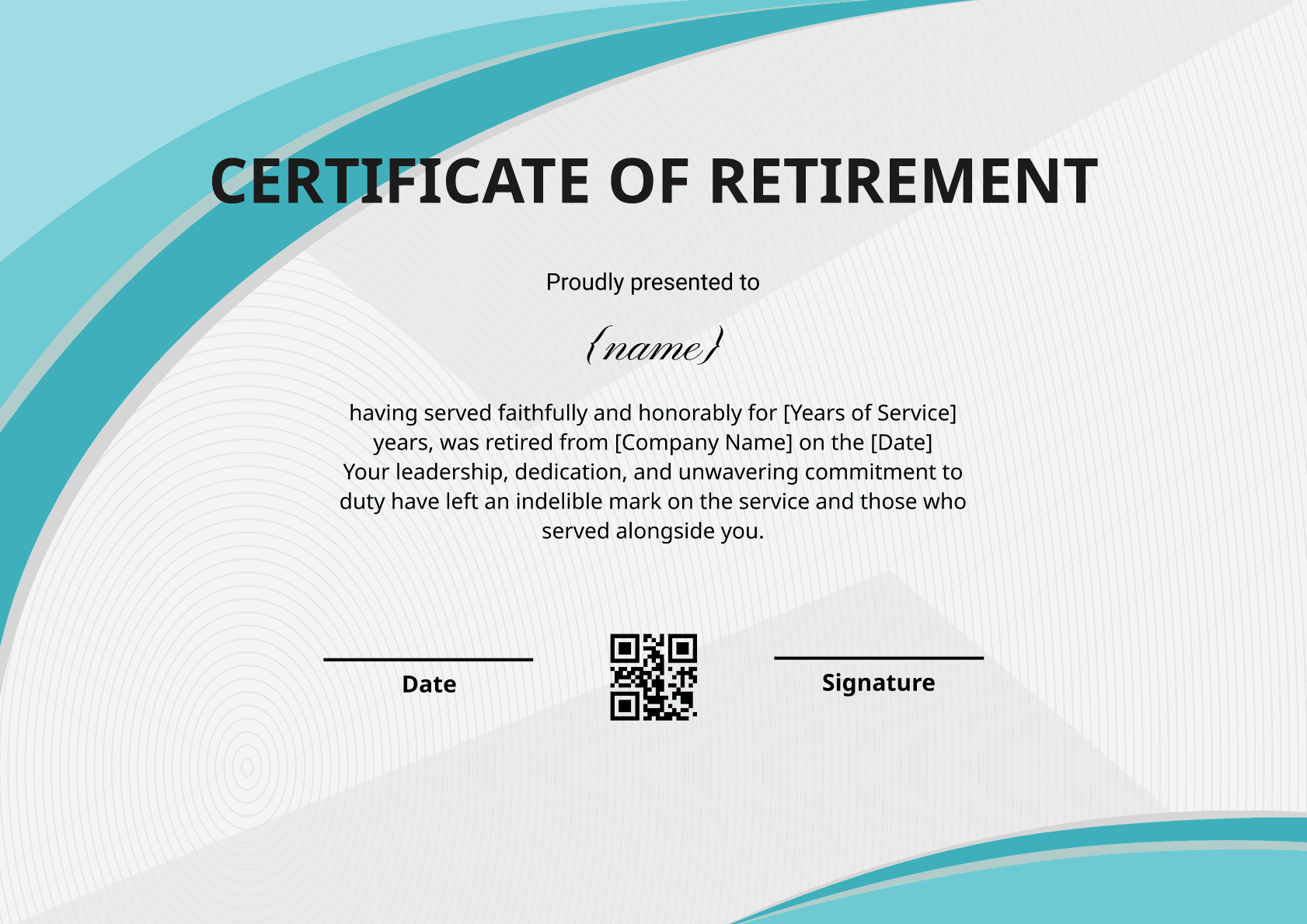 Wauld - Professional and attractive green recognition badge template