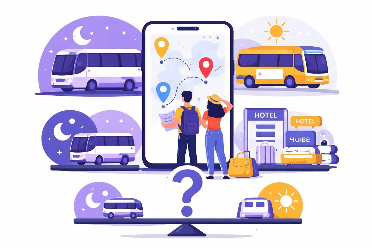 Sleeper bus route planning