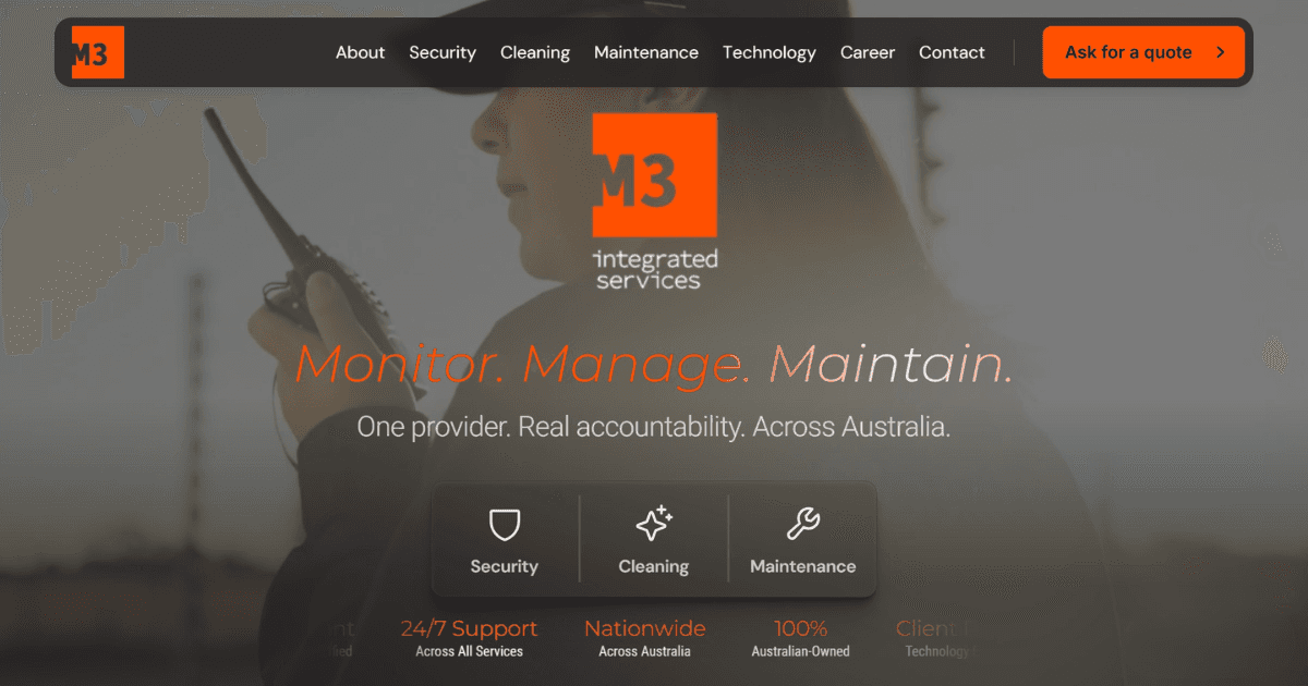 M3 Integrated Services | Security, Cleaning & Maintenance Services ...