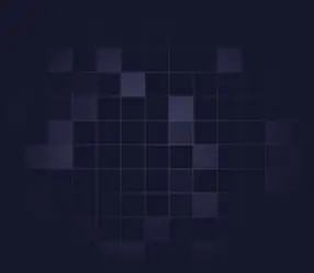 A collection of light and dark coloured squares in a grid