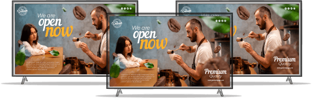 digital displays on premise signage software