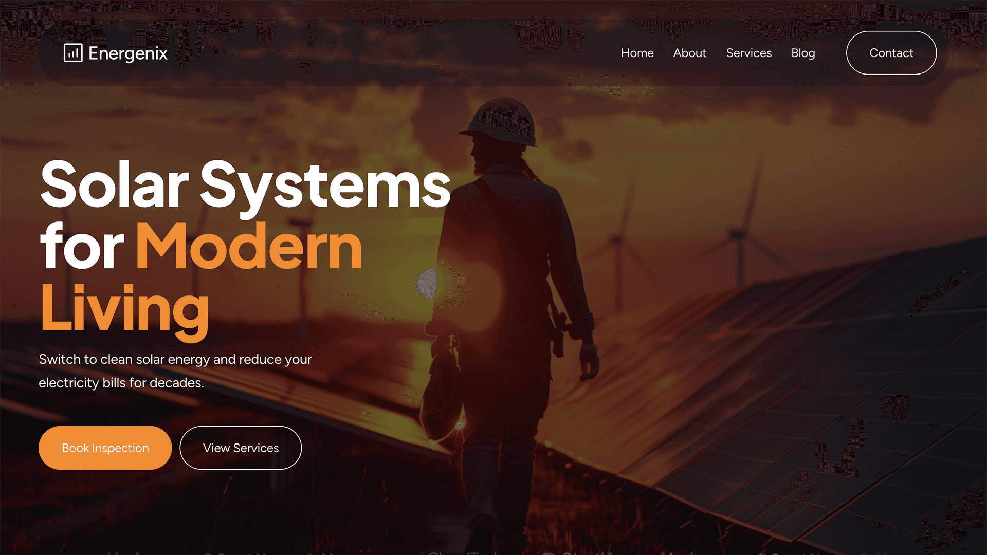 Energenix Framer template