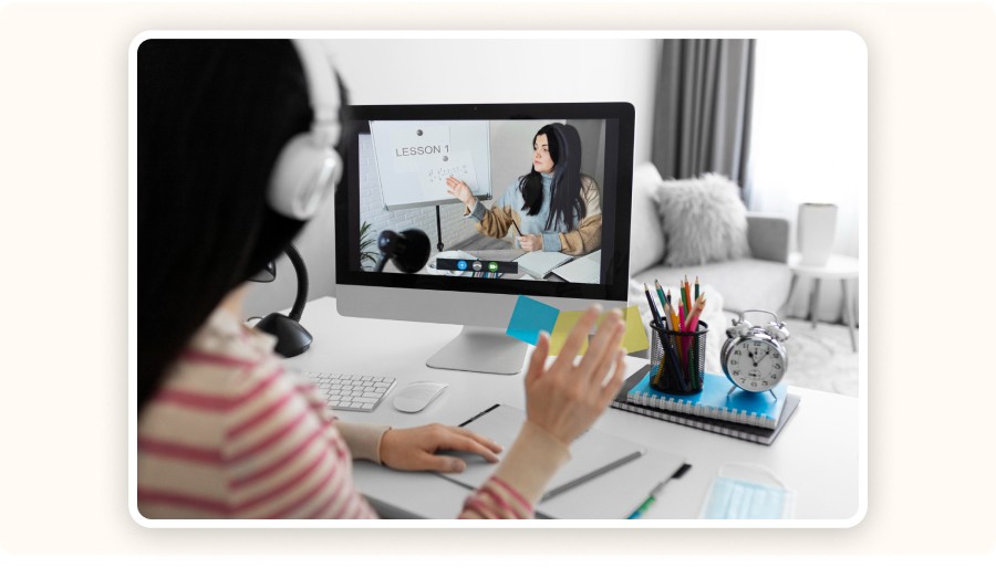 online learning student