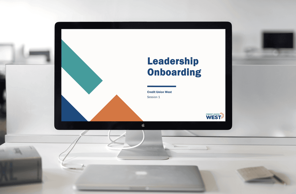 Leadership Onboarding welcome screen