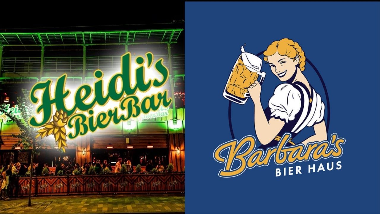 Heidis Bier Bar and Barbara's Bier Haus Logos