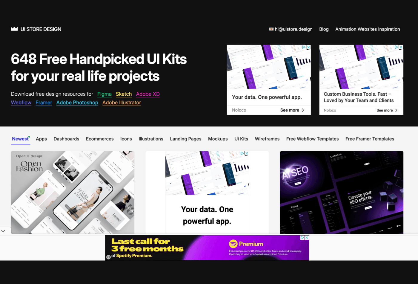 Handpicked UI kits