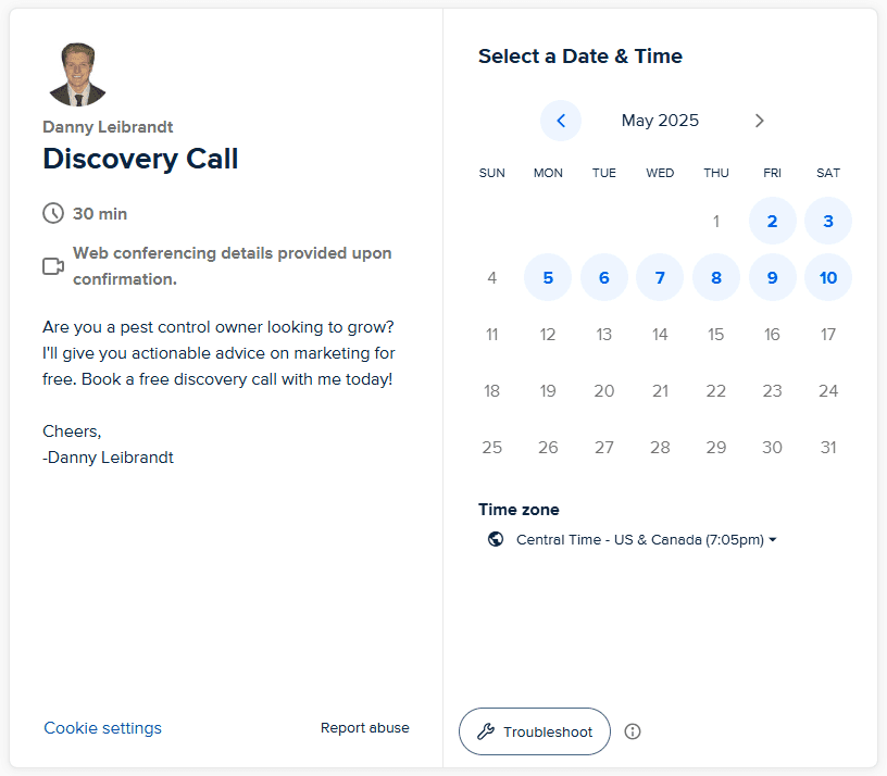 Book a call with Danny Leibrandt