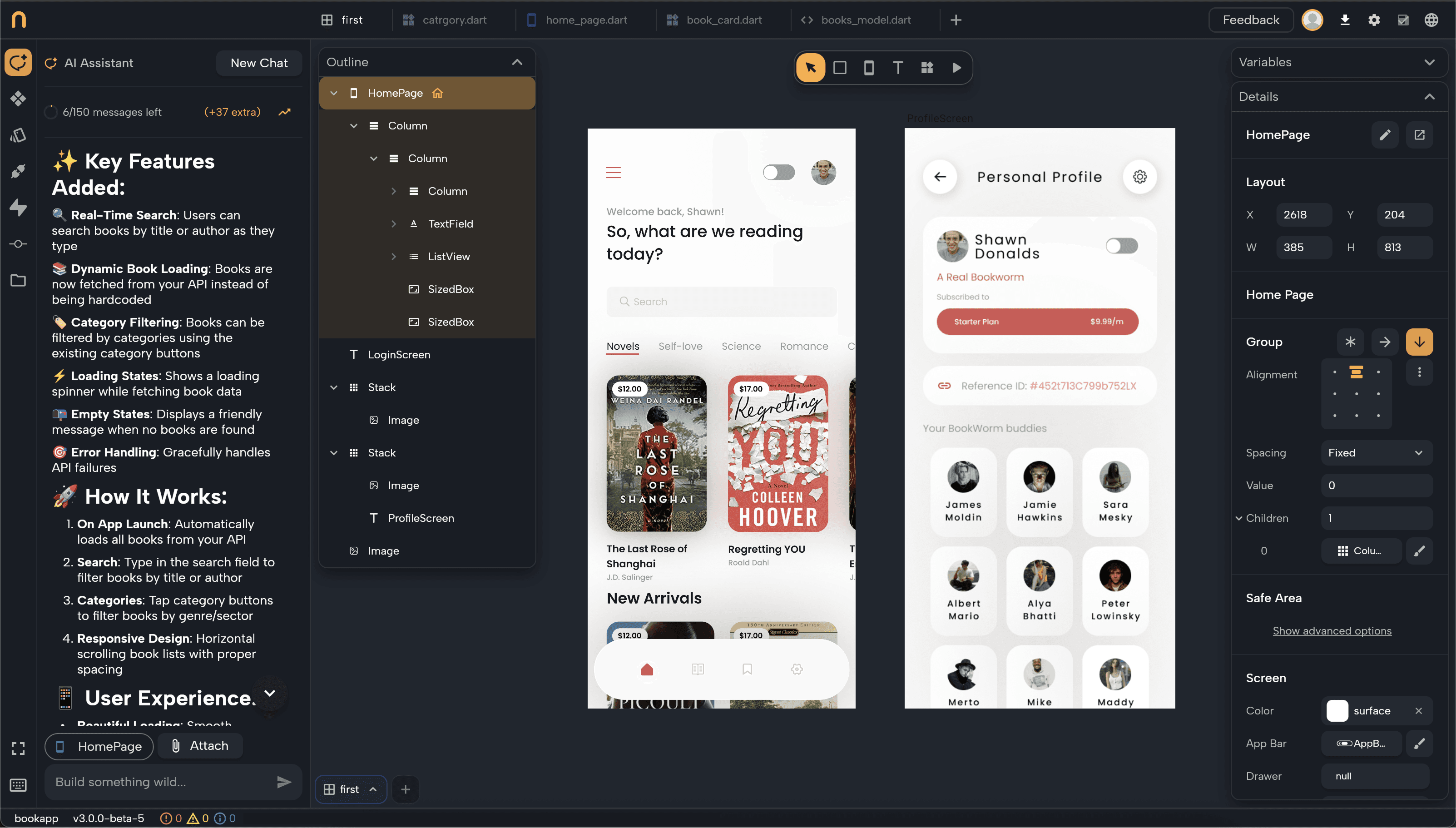 Nowa platform project preview