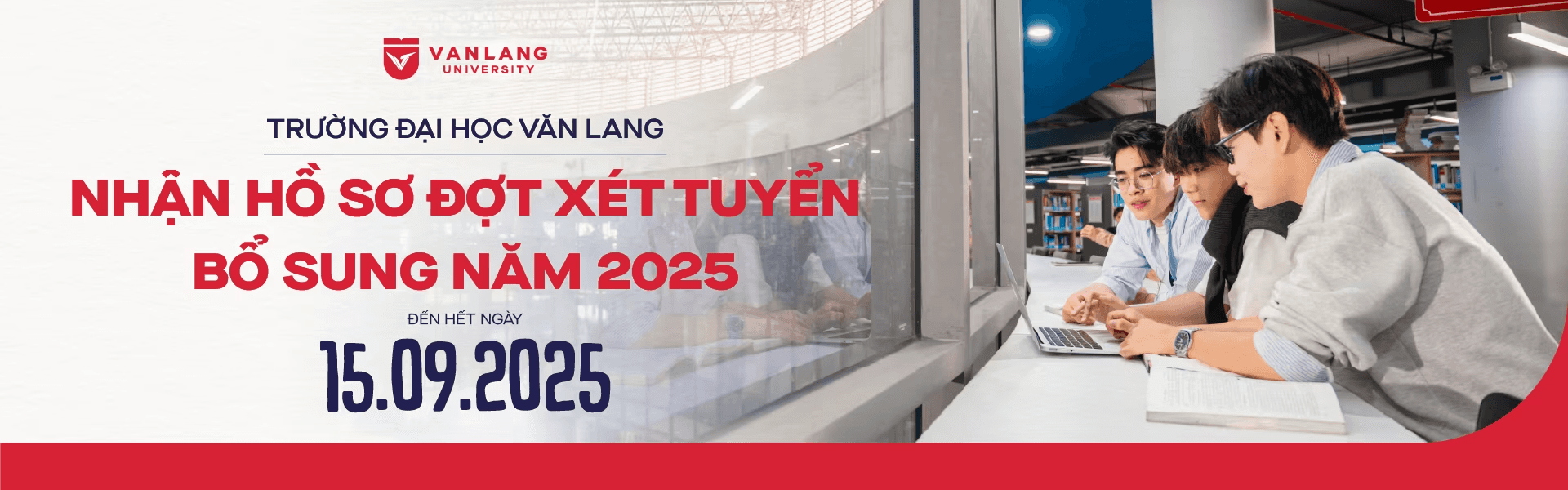 Trường Đại học Văn Lang nhận hồ sơ xét tuyển bổ sung đến hết ngày 15/9/2025