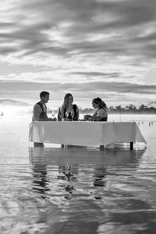 Hobart private jet aircraft flights - Tasmania seafood heritage cocktail bars