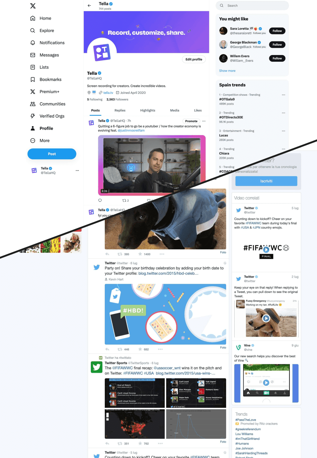 Twitter wayback machine