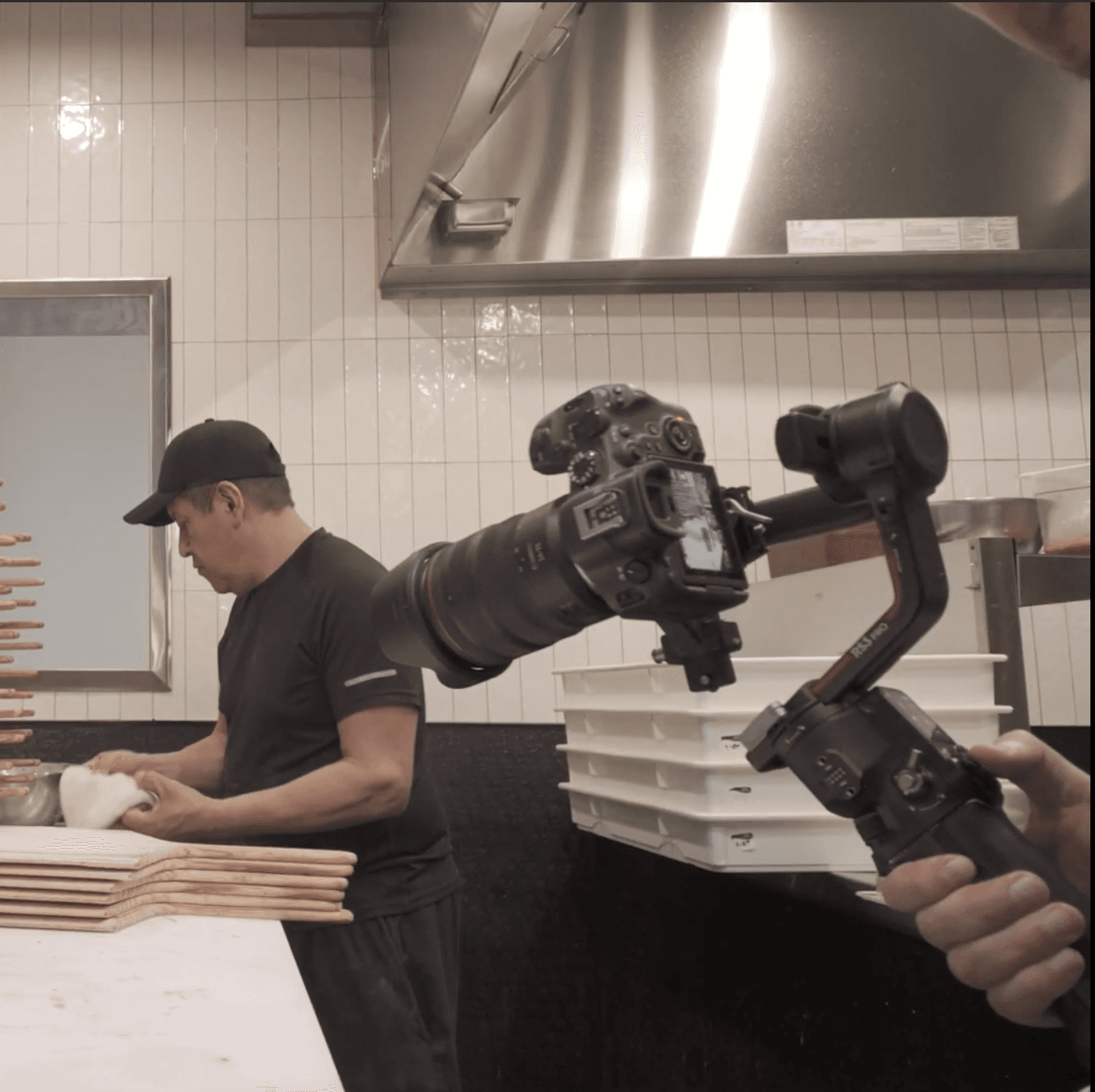 On location photo and video production