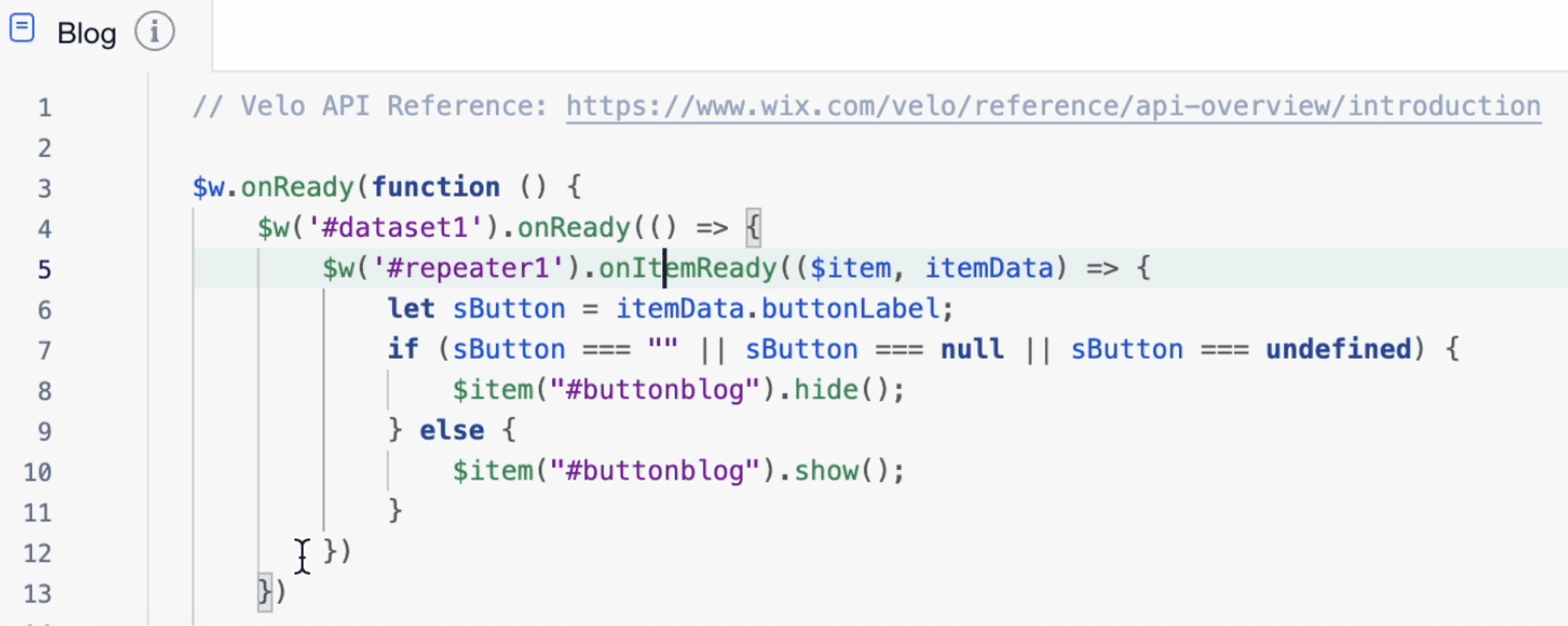 Custom Code for Wix Button Issue