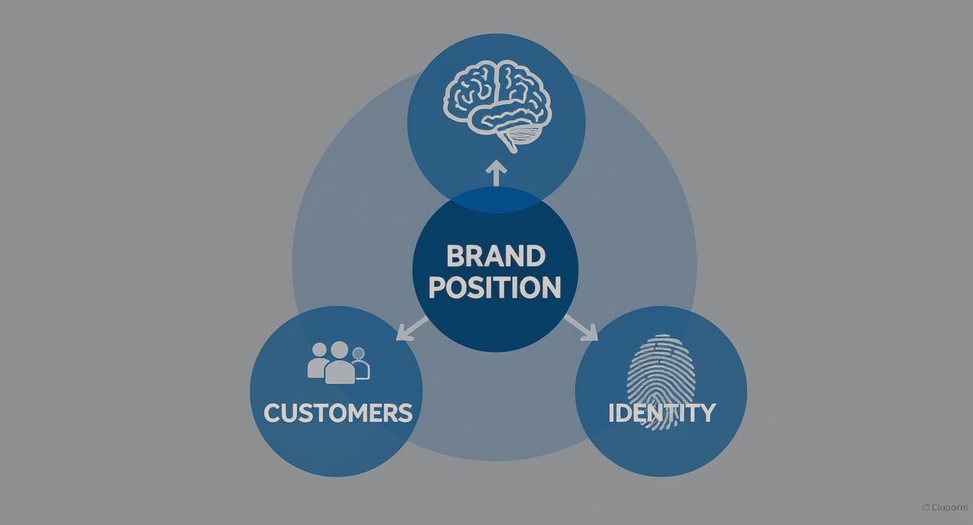 Infographic about what is brand positioning